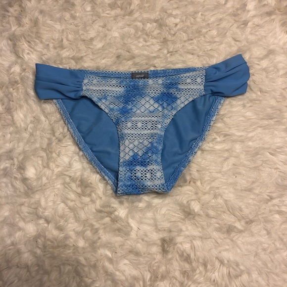aerie Other - Aerie Blue and White Tie Die Bathing Suit Bottom
